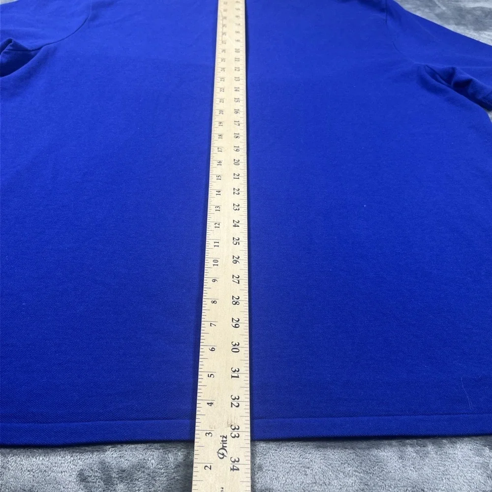 Vintage Ralph Lauren Polo Shirt Mens 2XL Blue Pony Short Sleeve Y2K Knit Classic